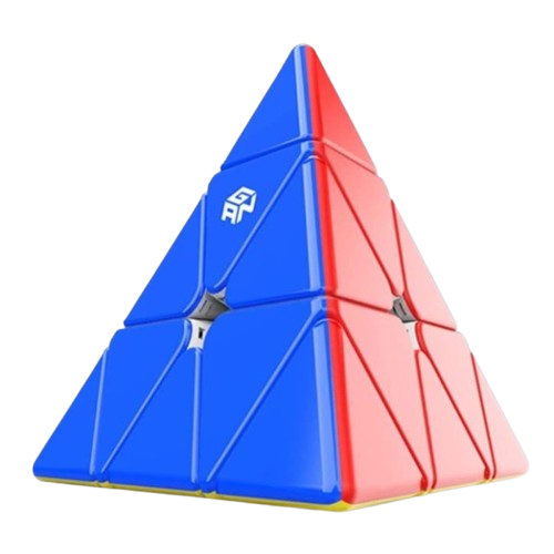 Rubik Gan Pyraminx M Magnetic Stickerless Enhanced Edition dengan GES+ - Frosted