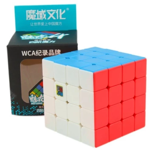Rubik Moyu MFJS Meilong 4x4x4 Original Stickerless 4x4 Mei Long